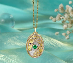 Collana Urna Ciondolo Inciso Personalizzato Personalizzato Per Famiglia o Amato - Foto 1 di 12