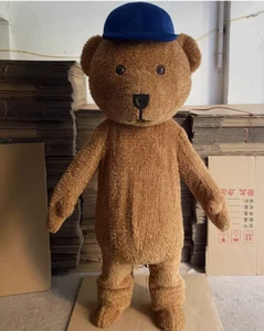 Costume mascotte cartone animato Halloween taglia adulto orsacchiotto di TED vestito fantasia - Foto 1 di 4