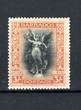 Barbados 1920-21 3s Victory SG 211 MH with gum tone
