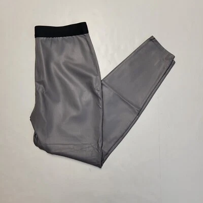 $335 Nuevo Bailey 44 Cuero Vegano Lou Leggings Marengo Gris Para Mujer GRANDES Elásticos Foto 1 de 4