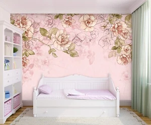 3D Flower Branch 8199 Wallpaper Mural Paper Wall Print Indoor Murals CA Sinsin - Picture 1 of 11