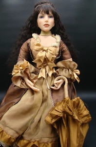 Jane Bradbury HERZ AUS GOLD 31" Harz/Stoff sitzende Puppe LTD 57/400 Meisterstück - Bild 1 von 23