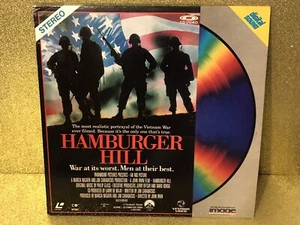 HAMBURGER HILL Laserdisc CLV~Dylan McDermott, Don Cheadle Vietnam War Film - Picture 1 of 3