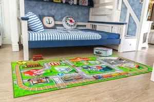 3'3"X6'6" City Map Skid backing High Definition Print Area Rug - 763 - Picture 1 of 9