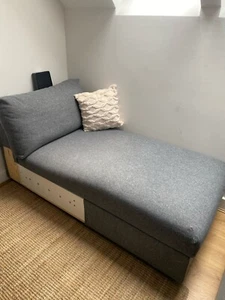 IKEA VIMLE chaise longue section Gunnared medium grey - Picture 1 of 6