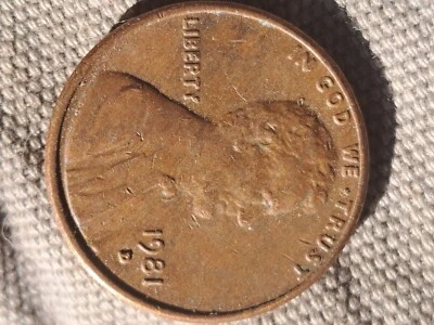 1981 D Lincoln Penny - Image 1 of 2