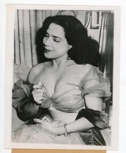 1953 Maria Victoria Mexican Movie Actress Wide World Press Photo A373 - Picture 1 of 4