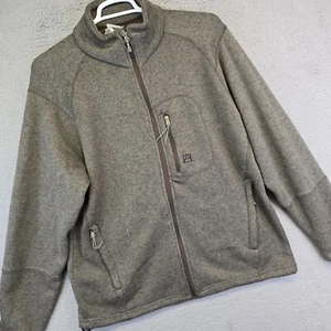 Avalanche Jacket Mens 2XL Brown Mock Neck Flece Lined Outdoor Gorpcore Hiking - Picture 1 of 13