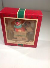 Hallmark Keepsake Musical Ornament Jingle Bell Clown 1988 + Box