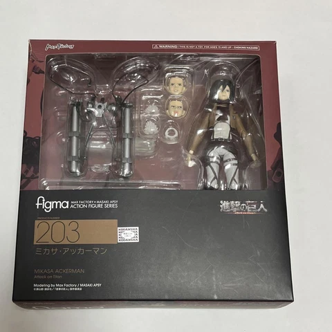 Figma Attack On Titan: Mikasa Ackerman #203 Action Figure Japan Cover
