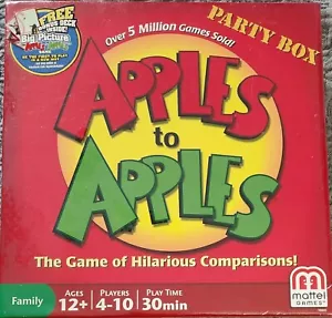 Mattel APPLES TO APPLES Party Box Party Game NEW/FACTORY SEALED, 2012. FAST S&H. - Picture 1 of 2