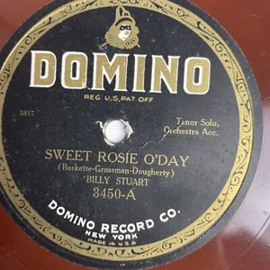 10" 78 RPM-Billy Stuart-Sweet Rosie O'Day/By the Lakes of Old Killarney/3450 - Bild 1 von 4