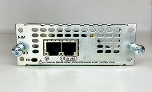 Cisco Modul NIM-2FXO 2Port FXO Network Interface ISR 4000 Series - Bild 1 von 3