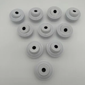10er Set Hayward SP1419C 1-1/2" Swimming Pool Spa Rücklaufdüse 1/2" Augapfel weiß  - Bild 1 von 7