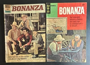 Bonanza Comic Lot 1962-1968 Silver Age Lot Of 2 FAIR - Picture 1 of 6