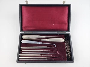 George Tiemann Antique Surgical Needle Tools w/ S.S. White Tools & More - Picture 1 of 24