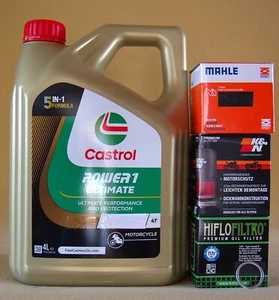 Castrol Power 1 Ultimate 10W40 Öl+ Ölfilter TRIUMPH 1050 alle Modelle ab Bj 2005 - Bild 1 von 6