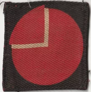 4th Infantry Division: Printed Cloth Formation Patch - Early Post War? - Bild 1 von 2