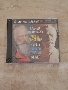 HEIFETZ & REINER-BRAHMS & TCHAIKOVSKY:VIOLIN CONCERTOS/ORIG RCA LIVING STEREO-US - Picture 1 of 2