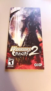Playstation PSP - Warriors Orochi 2 - Manual Only - Picture 1 of 1