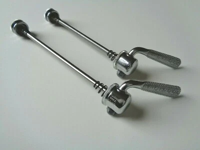* NOS Vintage 1970s Campagnolo Nuovo Record quick release wheel hub skewers set* - Image 1 of 4