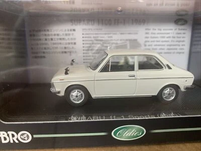 SUBARU FF-1 2 DOOR SPORTS SEDAN 1969 1/43 CAR MODEL BY EBBRO OLDIES - Image 1 of 4