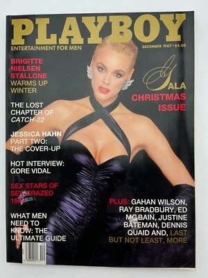 Журнал Playboy декабрь 1987 Centerfold Неповрежденное Твердое Состояние товара Гала Праздник - Изображение 1 из 4