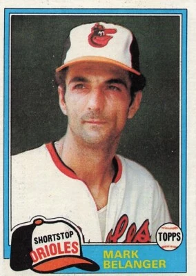 1981 Topps - #641 Mark Belanger, Ex-NM - Image 1 of 2