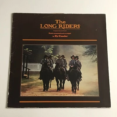 Ry Cooder - The Long Riders (Original Sound Track) LP Vinyl Record - K 56 826 NM - Image 1 of 4
