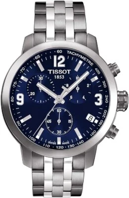 Tissot Mens PRC 200 Chronograph 316L Stainless Steel Watch T0554171104700 - image 1 of 2