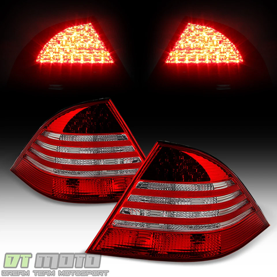 2000-2006 Mercedes Benz W220 S430 S500 S600 S55 LED Tail Lights Rear Brake Lamps - Image 1 of 4
