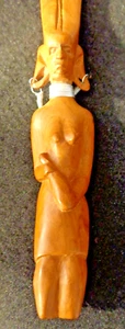 Afrikanische geschnitzte Holzfigur weiblich - Bild 1 von 7