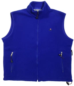 Eastern Mountain Sports EMS Vest Men's Large Blue Fleece Full Zip - Picture 1 of 4