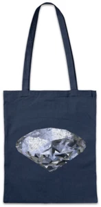 Diamond II Stofftasche Einkaufstasche Crystal Reflector Diamonds Jewel Jewels - Picture 1 of 1