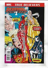 New Mutants #98 True Believers Edition Very Fine 1st Deadpool
