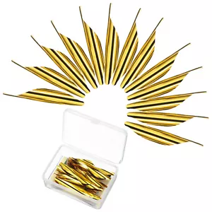50pcs Arrows Spin Vanes 1.8 Inch Plastic Arrow Fletching Right Twist, Yellow - Picture 1 of 5