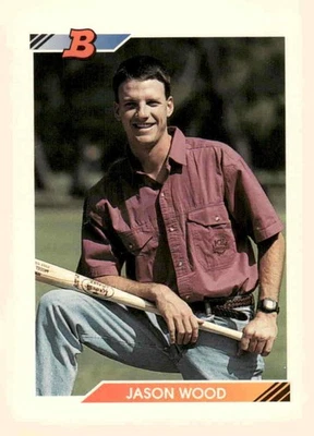 1992 Bowman #262 Jason Wood - Image 1 of 2
