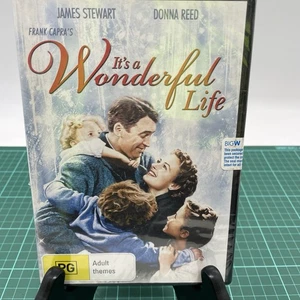 It's A Wonderful Life DVD James Stewart Donna Reed R4 Brand New & Sealed - Picture 1 of 5