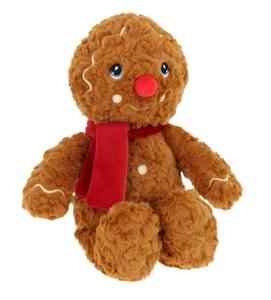 Keel Toys Keeleco 15cm or 20cm Christmas Gingerbread Man Soft Toy - Picture 1 of 4