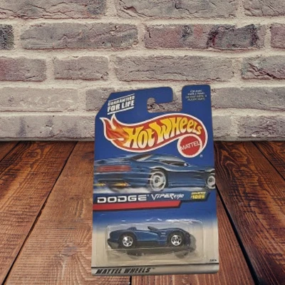 Hot Wheels Dodge Viper RT/10 Blue Diecast Collector #1006 Mattel Wheels NIP - Image 1 of 3