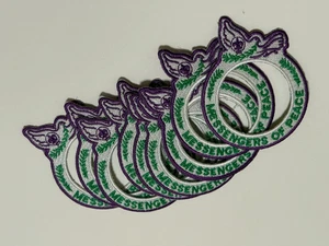 Parche bordado Boy Scout World Crest Mensajeros de la Paz, lote de 9 - Imagen 1 de 5