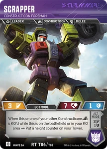 Scrapper - Construction Foreman - FOIL - Promos - Transformers TCG - Picture 1 of 7