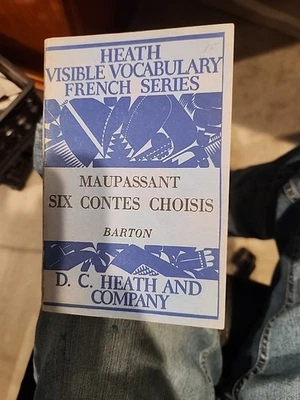 RARE Heath Visible Vocabulary French Series 1936 Maupassant by Francis B. Barton - Image 1 of 4