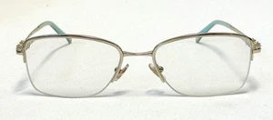 Tiffany & Co. TF 1109-H-B Eyewear Glasses 6091 Silver Clear FRAME ONLY Brown - Picture 1 of 9
