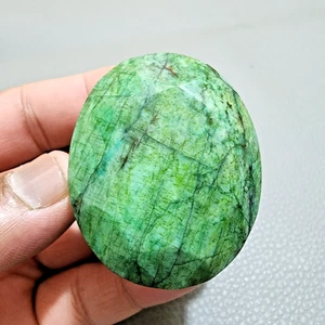 Preciosa joyería de piedras preciosas de tamaño raro esmeralda brasileña verde AAA+ 565 quilates para hacer - Imagen 1 de 11