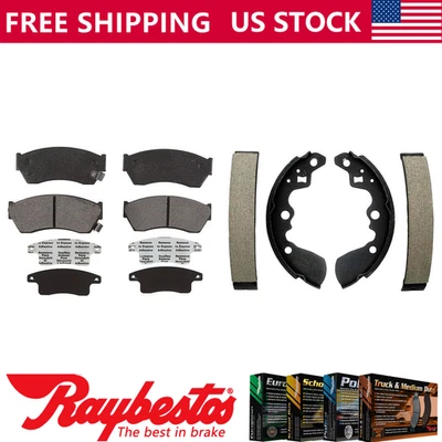 Pastillas de freno delanteras metálicas y zapatas traseras Element3 para Geo Metro 1989-1994 Foto 1 de 4