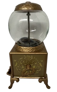 Retro Gold Jelly Belly Candy Gumball Machine Jelly Beans Dispenser 2007 - Picture 1 of 5