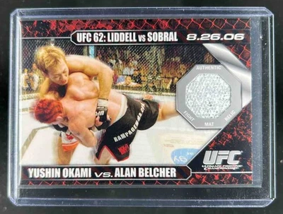 2009 Topps UFC Round 1 Yushin Okami Alan Belcher Debut Mat Relics #DMOB - Image 1 of 2