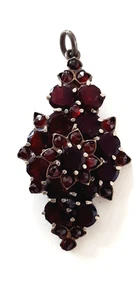 JUGENDSTIL ° GRANAT ANHÄNGER ° Antikschmuck ° GRANAT STEINE ° - Bild 1 von 8