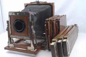 Cuerpo de cámara de campo de madera 4 3/4 x 6 1/2 con soporte de placa de corte trípode *IL3412 - Imagen 1 de 15